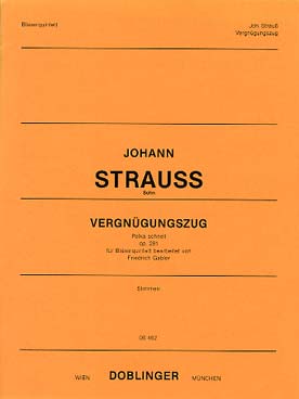 Illustration strauss j vergnugungszug op. 281 (parts)