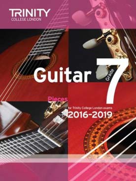 Illustration de TRINITY GUILDHALL GUITAR EXAM PIECES - 2016-2019 grade 7