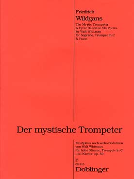 Illustration de Der Mystische Trompeter op. 52 pour  soprano, trompette et piano