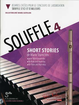Illustration de SOUFFLE 4 : Short stories pour flûte et marimba ou piano