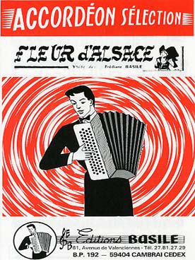 Illustration de Fleur d'Alsace pour quatuor d'accordéons