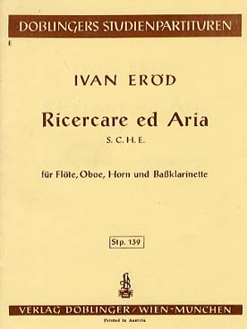 Illustration erod ricercare ed aria conducteur poche