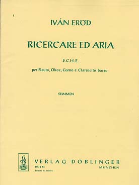 Illustration erod ricercare ed aria parties separees