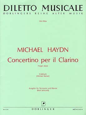 Illustration de Concertino per il clarino    