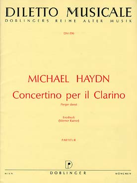 Illustration de Concertino per il clarino pour trompette et orchestre - Conducteur
