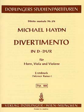 Illustration haydn (m) divertimento hob. iv:d3 cond