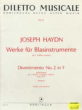 Illustration haydn divertimento n° 2 en fa maj