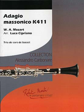 Illustration de Adagio massonico K 411 pour trio de cors de basset