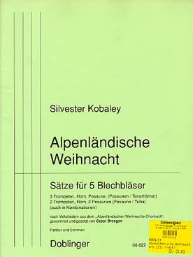 Illustration kobaley alpenlandische weihnacht