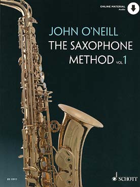 Illustration de The Jazz method for saxophone alto avec lien de téléchargement (en anglais)