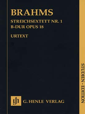 Illustration de Sextuor à cordes op. 18 en si b M