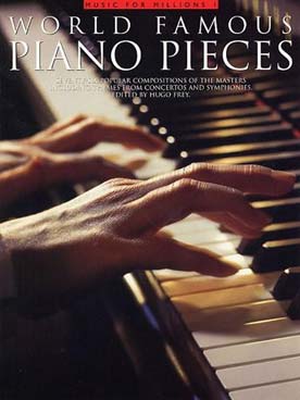 Illustration world famous piano pieces