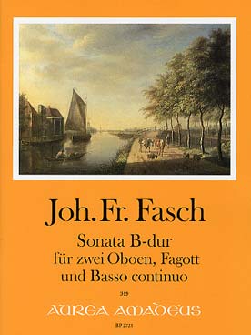 Illustration fasch sonate en si b maj