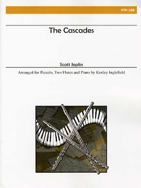 Illustration de The Cascades pour ensemble de flûtes (piccolo, 2 flûtes en do et piano)