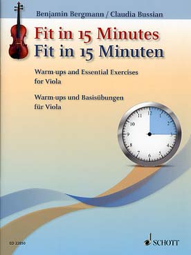 Illustration de Fit in 15 Minutes : warm-ups and essential exercises (anglais/allemand)