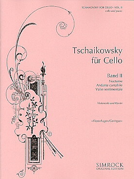 Illustration tchaikovsky for cello vol. 2
