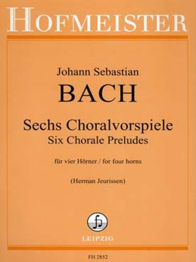 Illustration bach js sechs choralvorspiele