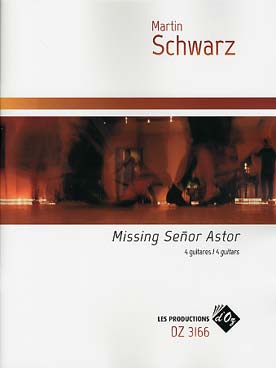 Illustration schwarz missing senor astor