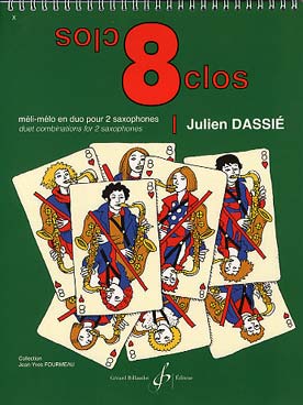 Illustration de 8 Clos, méli-mélo en duo pour 2 saxophones
