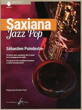 Illustration paindestre saxiana jazz pop, 24 pieces
