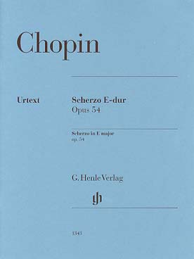 Illustration chopin scherzo op. 54 en mi b maj