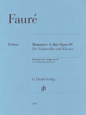 Illustration faure romance op. 69 en la maj