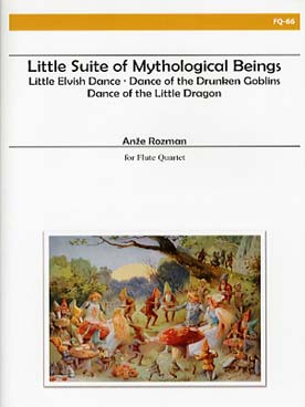 Illustration de Little suite of mythological beings