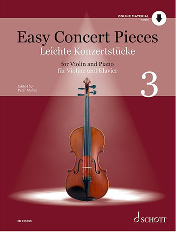 Illustration de EASY CONCERT PIECES avec CD écoute et play-along - Vol. 3 : 16 pièces de 4 siècles