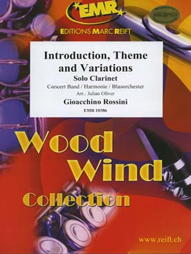 Illustration de Introduction, thème et variations pour clarinette et orchestre d'harmonie