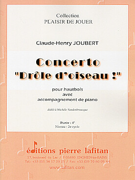 Illustration joubert concerto drole d'oiseau