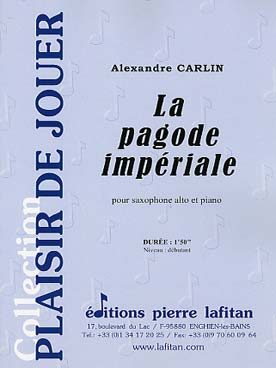Illustration de La Pagode impériale pour saxophone alto