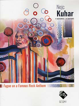 Illustration kuhar fugue on a famous rock anthem