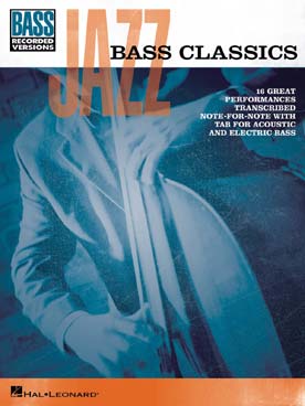 Illustration de JAZZ BASS CLASSICS