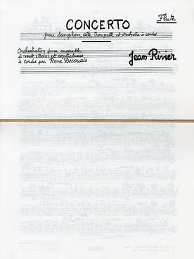 Illustration de Concerto pour saxophone alto, trompette et orchestre d'harmonie (orchestration R. Decouais)