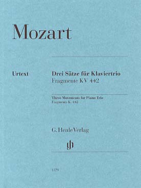 Illustration mozart 3 mouvements - fragments k 442