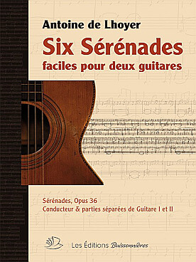 Illustration lhoyer serenades faciles (6) op. 36