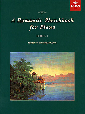 Illustration romantic sketchbook for piano book 1