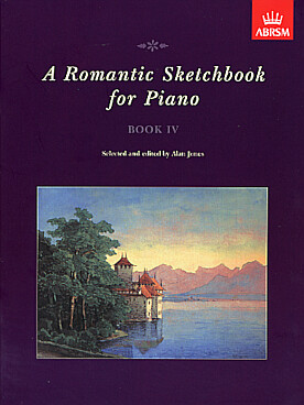 Illustration romantic sketchbook for piano book 4