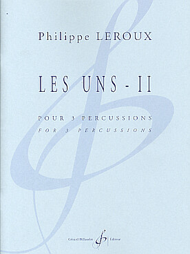 Illustration leroux les uns ii pour 3 percussions