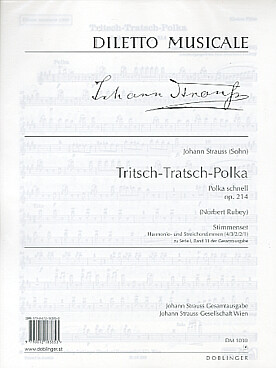 Illustration de Tritsch-Tratsch op. 214 - Parties