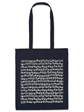 Illustration sac-partition bleu motif partition