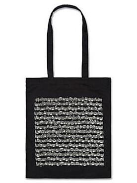 Illustration sac-partition noir motif partition