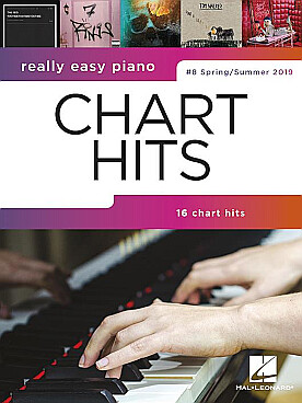 Illustration really easy piano chart hits #8 2019