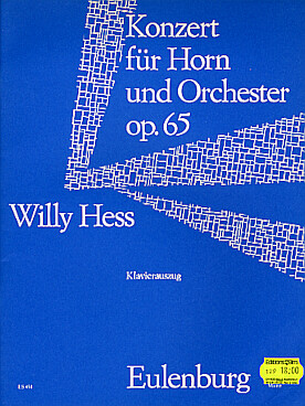 Illustration de Concerto op. 65 pour cor et orchestre, réd. piano