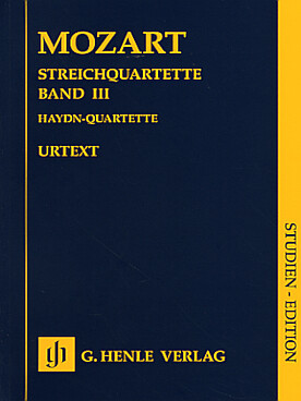 Illustration de Quatuor à cordes - Vol. 3 : dédiés à Haydn KV 387, 421, 458, 428, 464, 465
