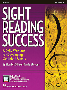 Illustration de SIGHT-READING SUCCESS, a daily workout for developing confident choirs (SSA)