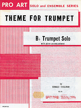 Illustration de Theme for trumpet    