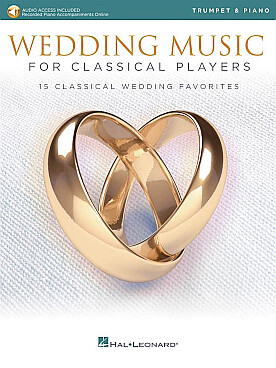 Illustration wedding music classical players trumpet