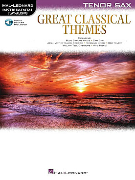 Illustration great classical themes saxo tenor