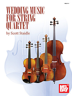 Illustration wedding music for string quartet